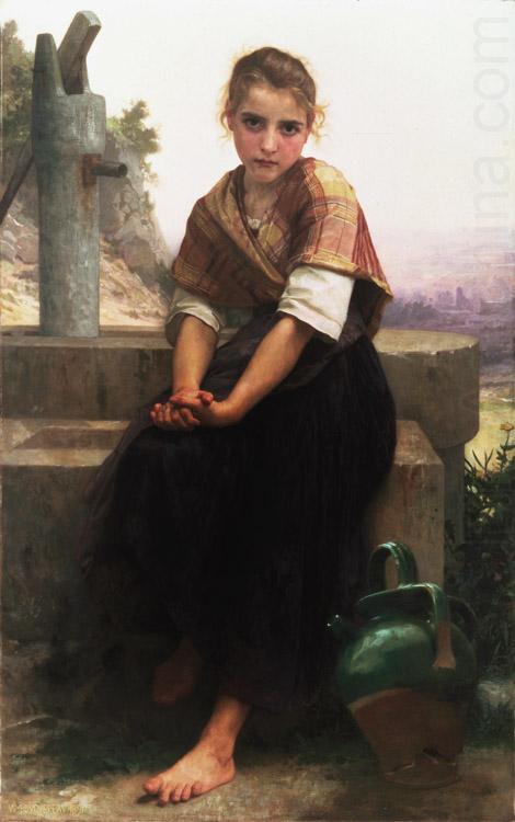 The Broken Pitcher (mk26), Adolphe William Bouguereau